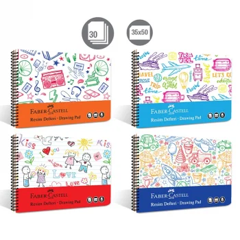 Faber Castell Resim Defteri 35*50 Cm Pp Kapak 5075000482000