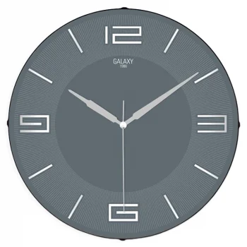 Galaxy Duvar Saati Exclucive Yaldızlı Cızgıl Gri 1999-04