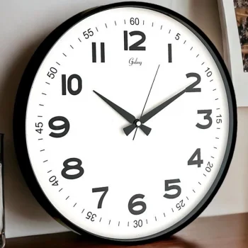 Galaxy Duvar Saati Exculusive Siyah Cerceve 43 717-k-2