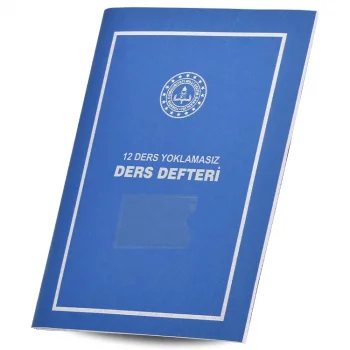 Gülpaş Ders Defteri 12 Ders Yoklamasız 540 Pls.25*35