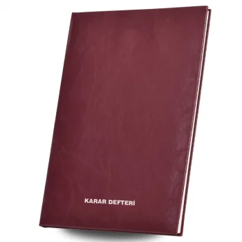 Gülpaş Karar Defteri Düz Suni Deri Ciltli 357 Tcdf
