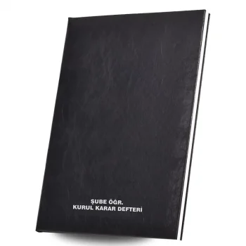 Gülpaş Şube Öğretmen Kurul Karar Defteri Ciltli 100 Yaprak 410