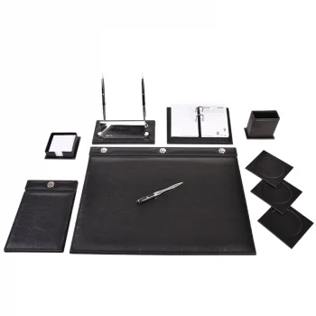 Gülpaş Sümen Takımı 9 Parça Düğmeli Siyah 908