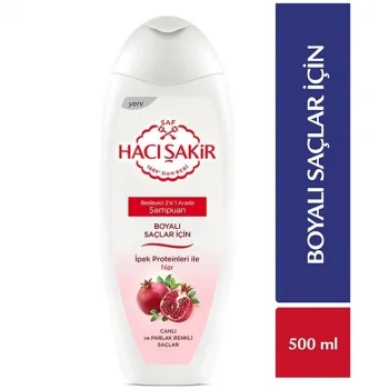 Hacı Şakir Şampuan 500 Ml_tüm Saç Tipleri İçin (nar) 533318 *12