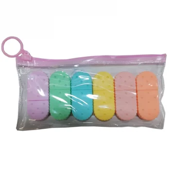 İbiş Bx-603 Kurabiye Şekilli Fosforlu Kalem 6lı İbsk