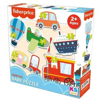 Ks Games Puzzle Fisher-price Baby Vehicles Fp-13415 Ksgm