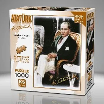 Ks Games Puzzle Yetişkin 1000 Parça Kahve İçen Atatürk 20727