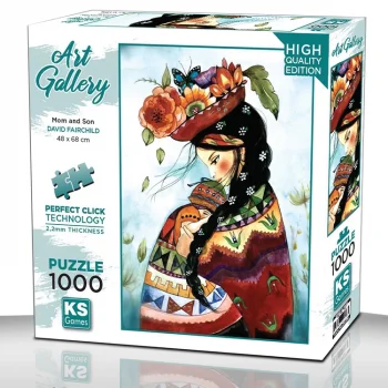 Ks Games Puzzle Yetişkin 1000 Parça Mom And Son 20778 Ksgm