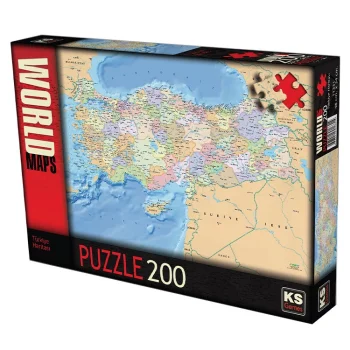 Ks Games Puzzle 200 Türkiye Haritası 11331 Ksgm
