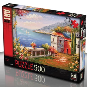Ks Games Puzzle Yetişkin 500 Parça Garden &amp; Sea 20058 Ksgm
