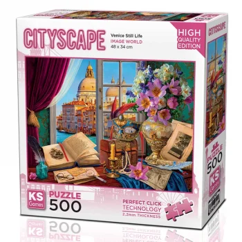 Ks Games Puzzle Yetişkin 500 Parça Parça Venice Still 20054 Ksgm