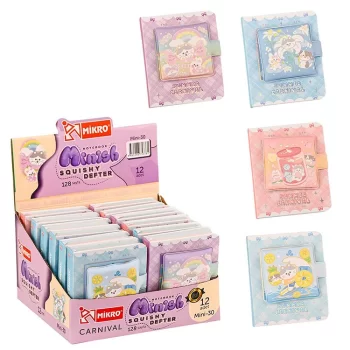 Mikro Mini-30 Minish Carnival Squishy Mini Not Defteri 128 Yp. Shnk