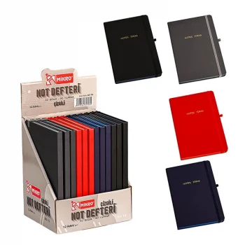 Mikro Not Defteri A5-10 Standlı Çizgili Not Defteri