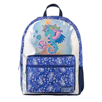 Muggle Mu-3687 Sea Horse Lacivert Anaokulu Çantası Shnk
