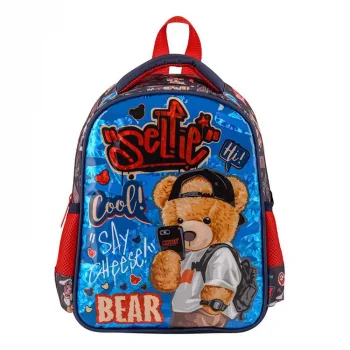Muggle Mu-3823 Cool Bear Anaokulu Çantası Mu3823 Shnk