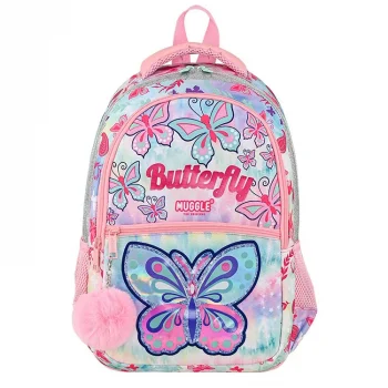 Muggle Mu-9036 Butterfly Koleksiyonu İlkokul Çantası Shnk