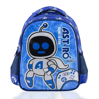 Muggle Mu-9970 Astro Mavi Anaokulu Çantası-mu9970 Shnk