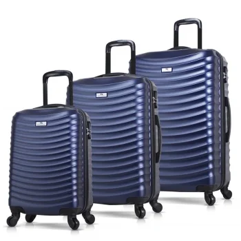 My Valice Force Abs Kabin Orta Ve Büyük Boy Mavi 3lü Valiz Seti