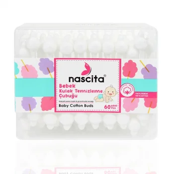 Nascita Kulak Temizleme Çubuğu 00060 Bebek 60lı Naskcb00060