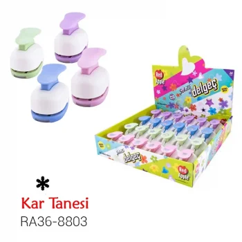 Red Apple Şekilli Delgeç 1.00 Cm Mini Boy 32943 Kar Tanesi