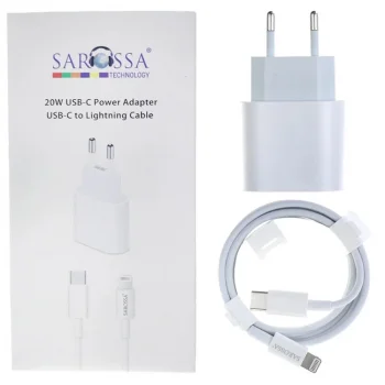 Sarossa S480 Pd Şarj Seti 20w Type-c &amp; Lightning Elku