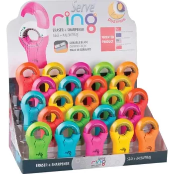 Serve Ring Silgili Kalemtraş Pet Stand 23lü Sv-rıng23dp