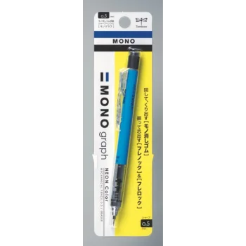 Tombow Mono Graph Neon M.kurşun Kalem 0.5mm. Blisterli Neon Mavi Lv-t-dpa-134b