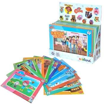 Trt Çocuk Frame Puzzle 24 Parça 36lı 2013000517000