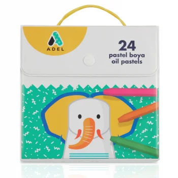 Adel Pastel Boya Çantalı 24lü Yerli Üretim 4281824002000