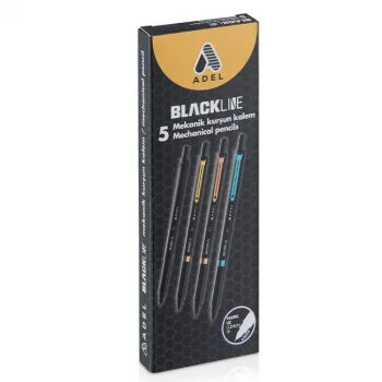 Adel Versatil Kalem Blackline 0.7 Mm Blisterli Siyah Altın 2120000037