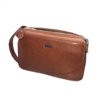 Aka El Çantası 117-63 Parlak Taba Deri