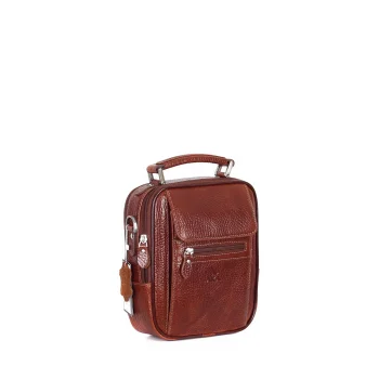 Aka El Çantası 305-63 Parlak Taba Deri