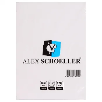 Alex Schoeller Resim Kağıdı 25x35 Cm Poşet 120 Gram 10lu Alx-9814 120.25