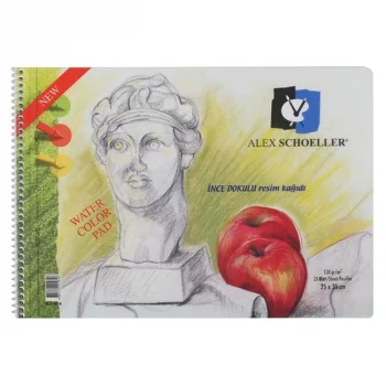 Alex Schoeller Resim Defteri 25x35 Cm Sipralli 120 Gr 15li Alx-826 120.25