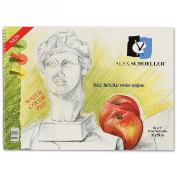 Alex Schoeller Resim Defteri 35x50 Cm Sipralli 120 Gr 15li Alx-833/70 120.35