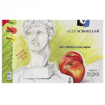 Alex Schoeller Resim Defteri 50x70 Cm Spralli 120 Gram 20li Alx-071 120.50