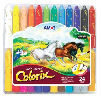 Amos Colorix Pastel Boya 24 Renk Crx5pc24