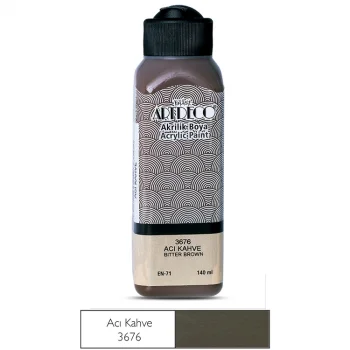 Artdeco Akrilik Boya 140 Ml Acı Kahve 70r-3676