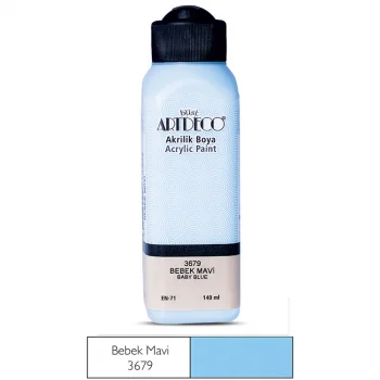 Artdeco Akrilik Boya 140 Ml Bebek Mavi 070r-3679