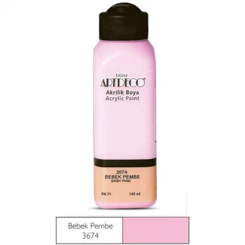 Artdeco Akrilik Boya 140 Ml Bebek Pembe 070r-3674