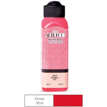 Artdeco Akrilik Boya 140 Ml Kırmızı Y-070r-3016