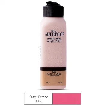 Artdeco Akrilik Boya 140 Ml Pastel Pembe 070r-3006