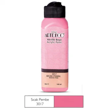 Artdeco Akrilik Boya 140 Ml Sıcak Pembe 070r-3017