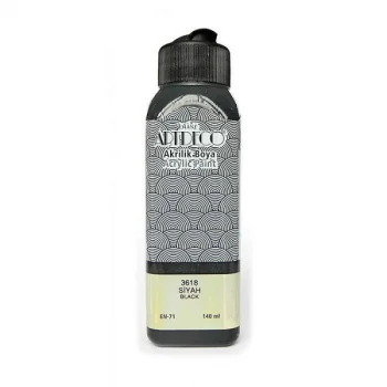 Artdeco Akrilik Boya 140 Ml Siyah Y-070r-3618