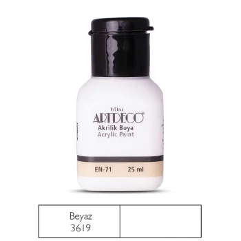 Artdeco Akrilik Boya 25 Ml Beyaz Y-070a-3619