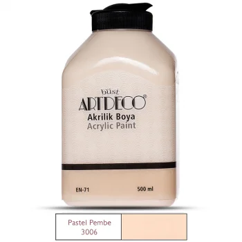 Artdeco Akrilik Boya 500 Ml Pastel Pembe Lv-y-070l-3006