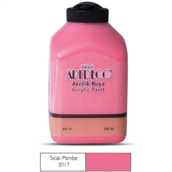 Artdeco Akrilik Boya 500 Ml Sıcak Pembe Lv-y-070l-3017