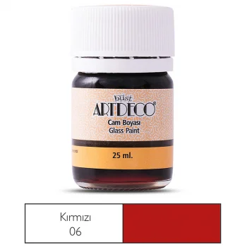 Artdeco Cam Boyası 25 Ml Kırmızı 030a-06