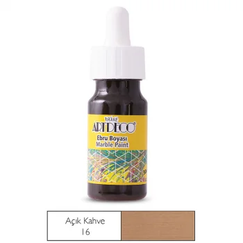 Artdeco Ebru Boyası 16b 16-a.kahverengi