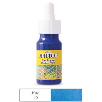 Artdeco Ebru Boyası 30 Ml Mavi Y-016b-10
